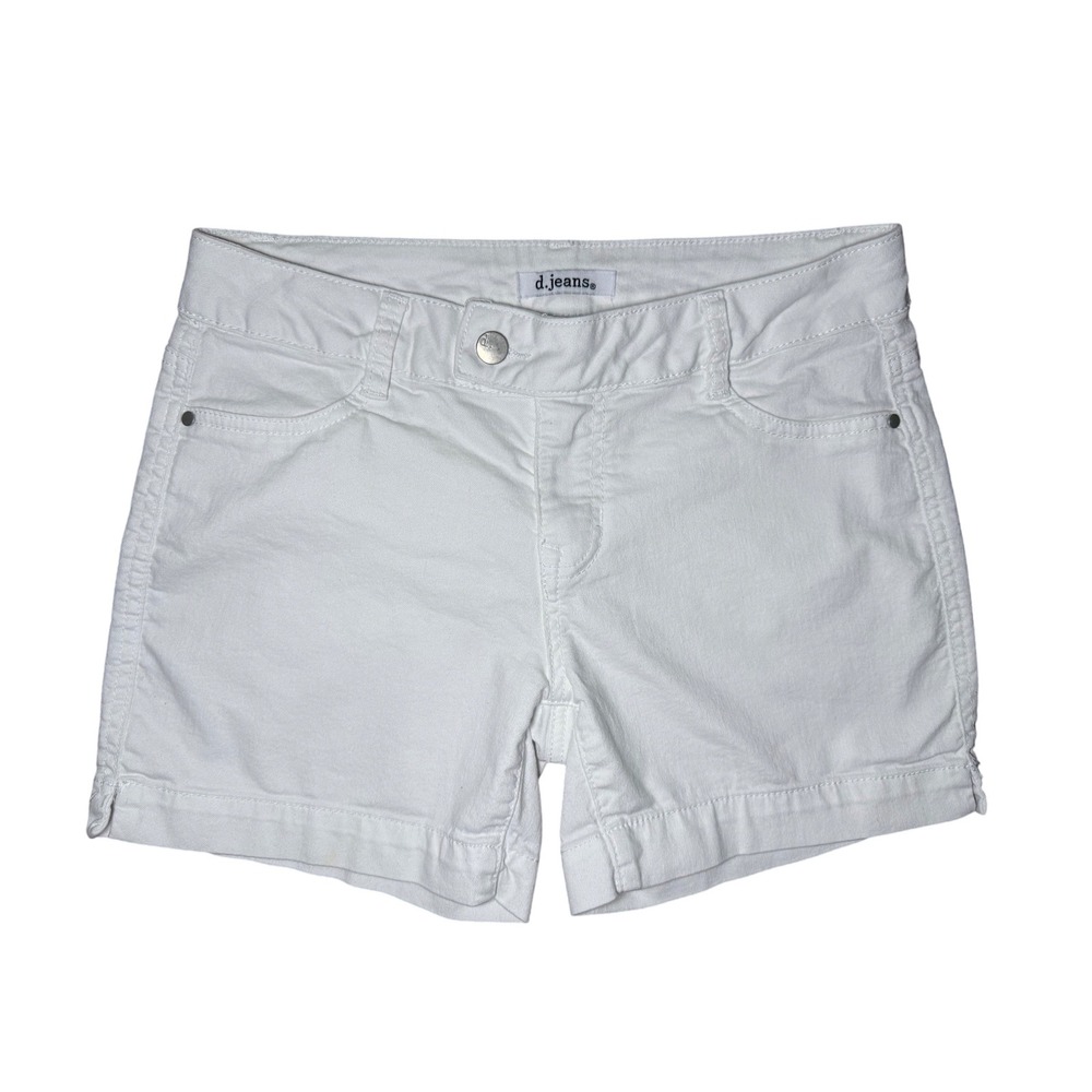d.jeans White Denim Shorts Women Size 6 Casual